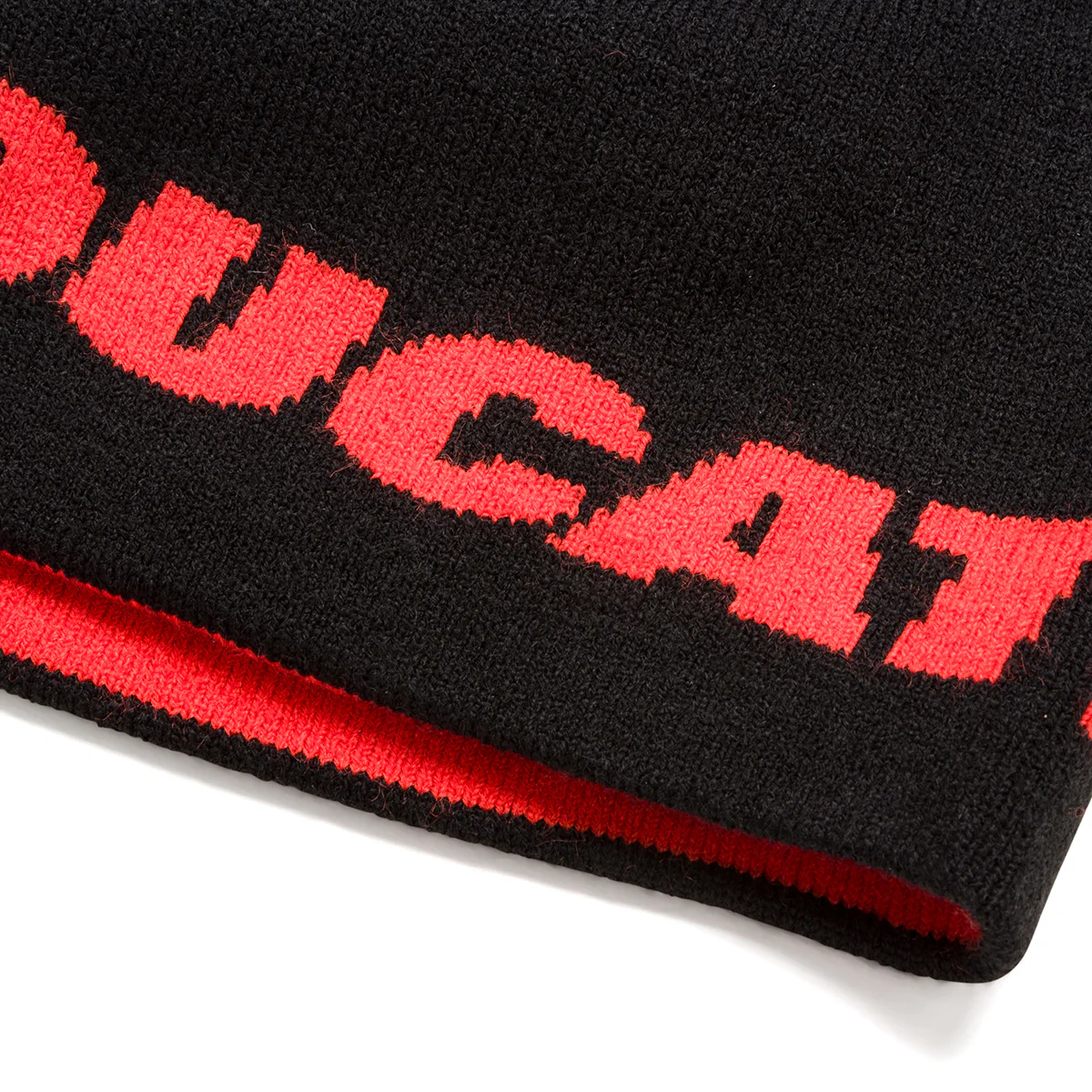 Berretto invernale nero con logo rosso Ducati Corse Shanghai - Image 3