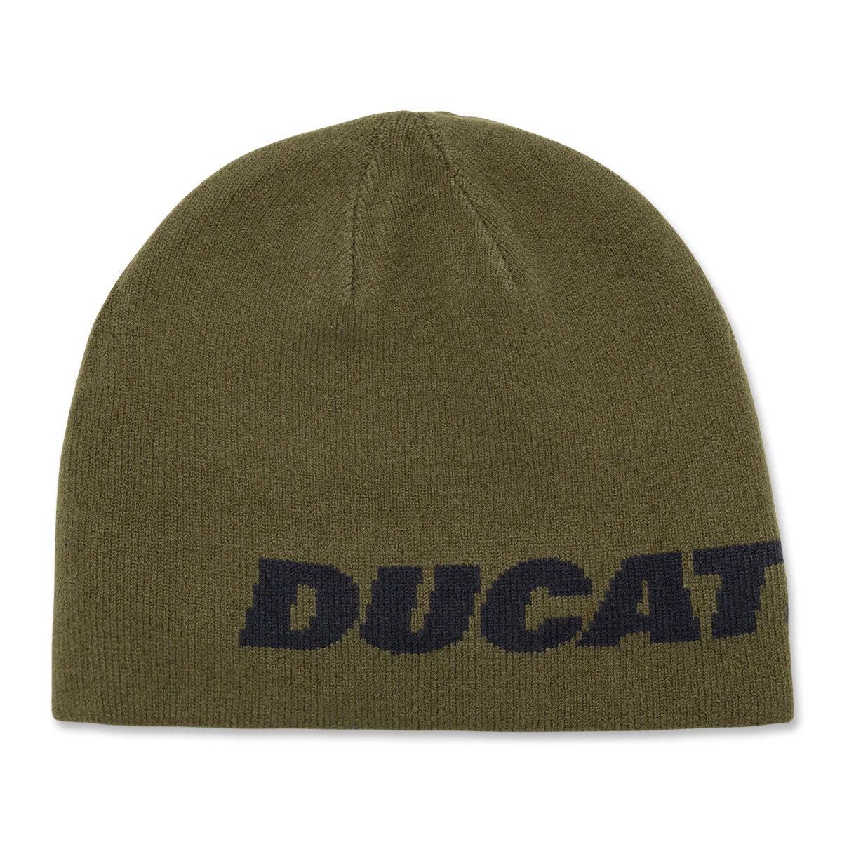 Berretto invernale verde con logo blu Ducati Corse Shanghai