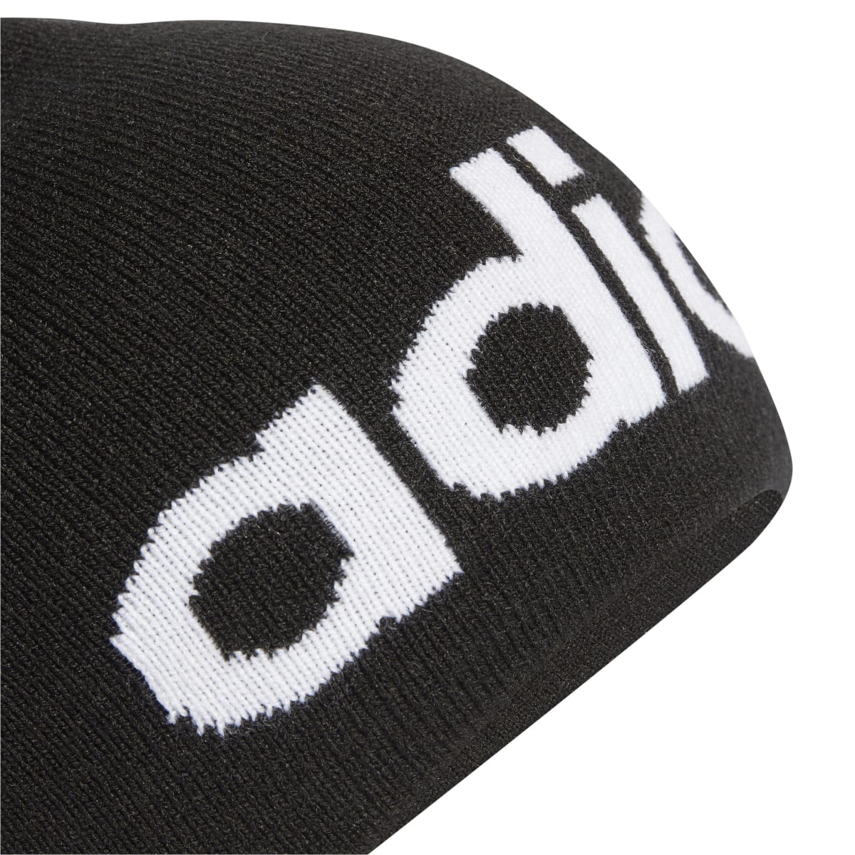 Berretto nero con maxi-logo bianco adidas Daily - Image 4