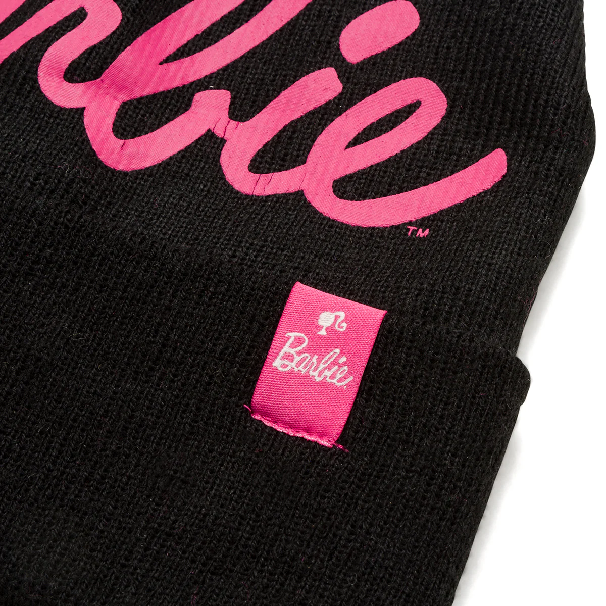 Berretto nero da donna con logo Barbie - Image 3