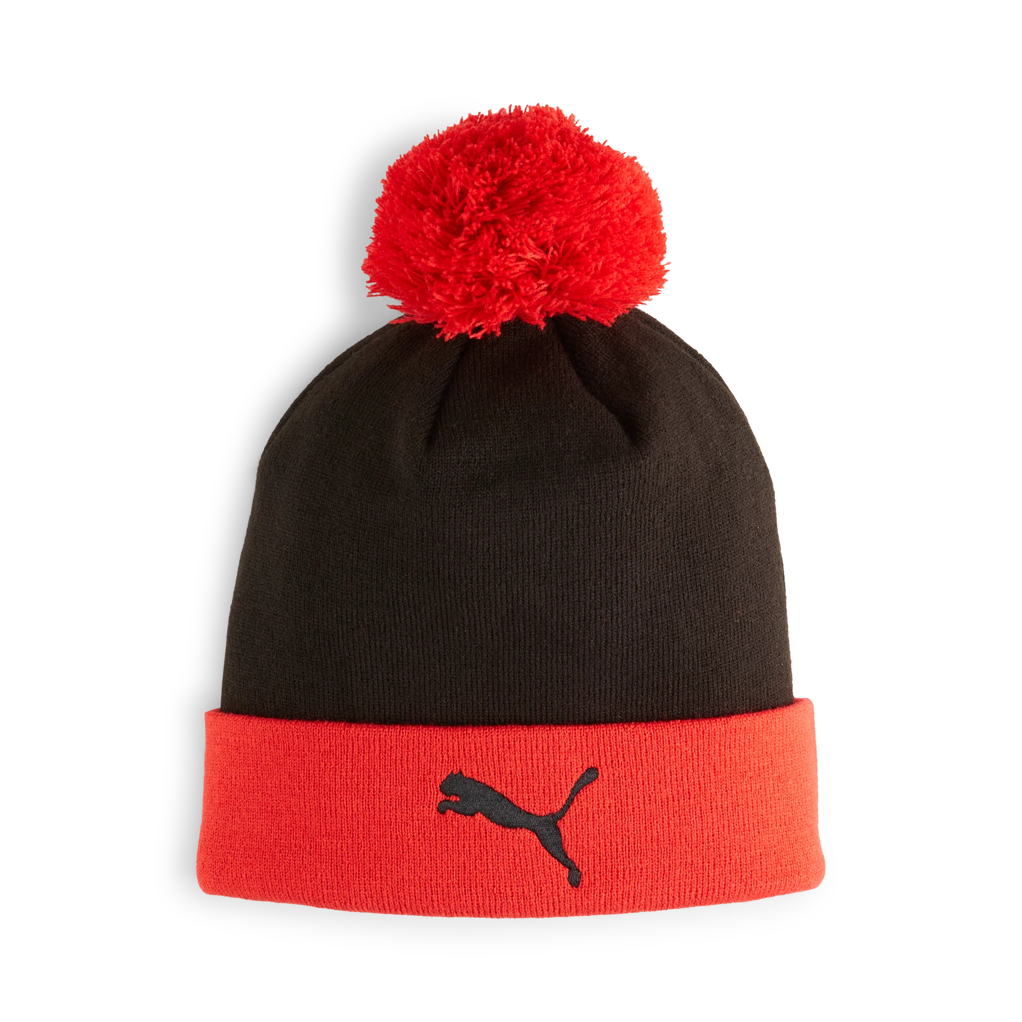 Berretto nero e rosso con pon pon Puma AC Milan - Image 2