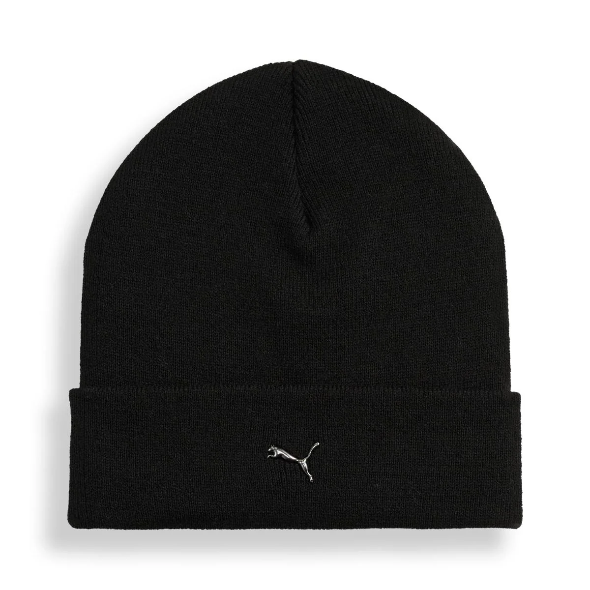 Berretto nero unisex Puma con logo metallizzato