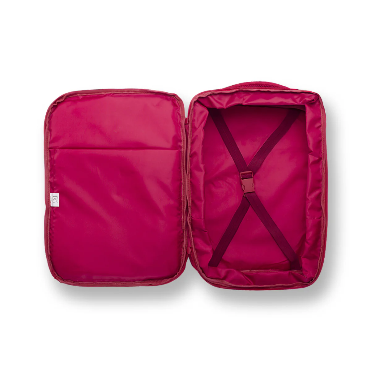 Zaino da Viaggio Bagaglio a Mano per Aereo Low Cost rosso Romeo Gigli - Image 3