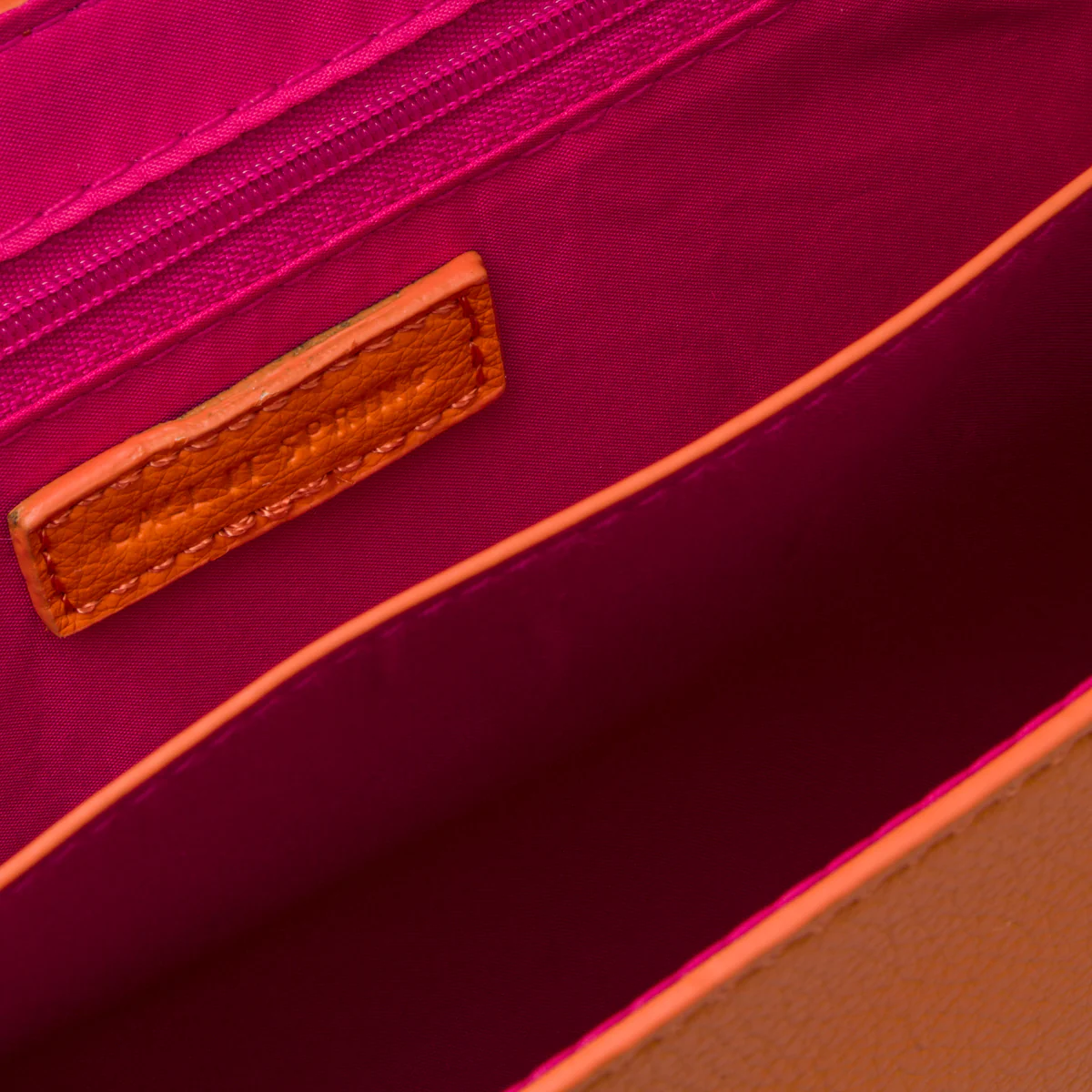 Borsa a mano arancione da donna in "pelle vegana" Call It Spring Chainned - Image 5