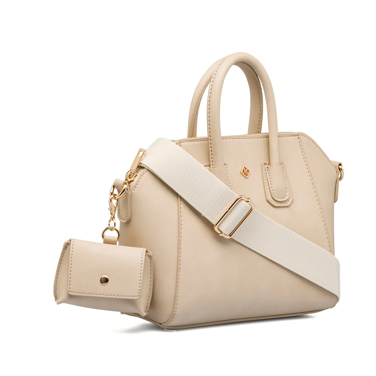 Borsa a mano beige da donna in "pelle vegana" Call It Spring Jaded - Image 2