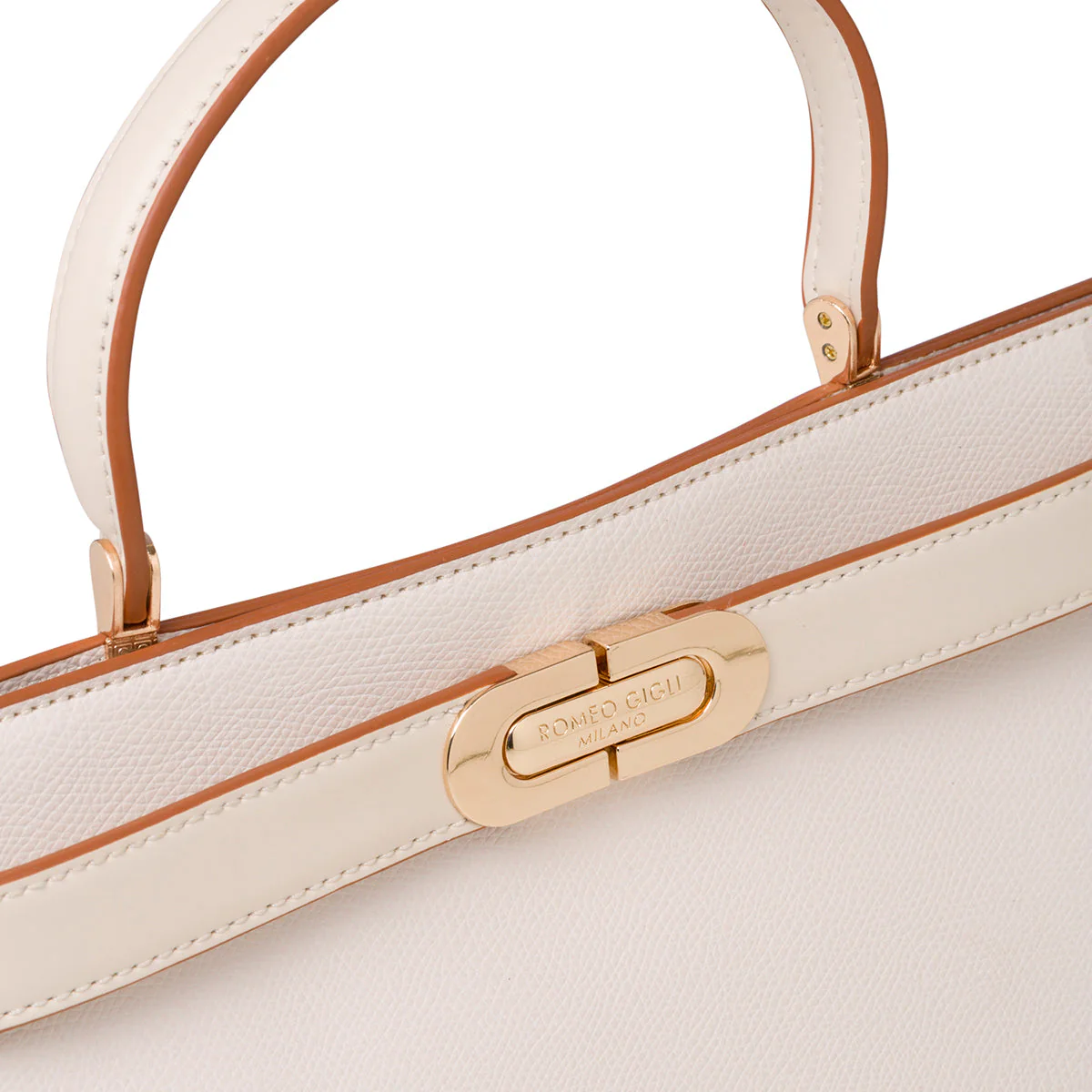 Borsa a mano beige da donna Romeo Gigli Milano Datura - Image 4
