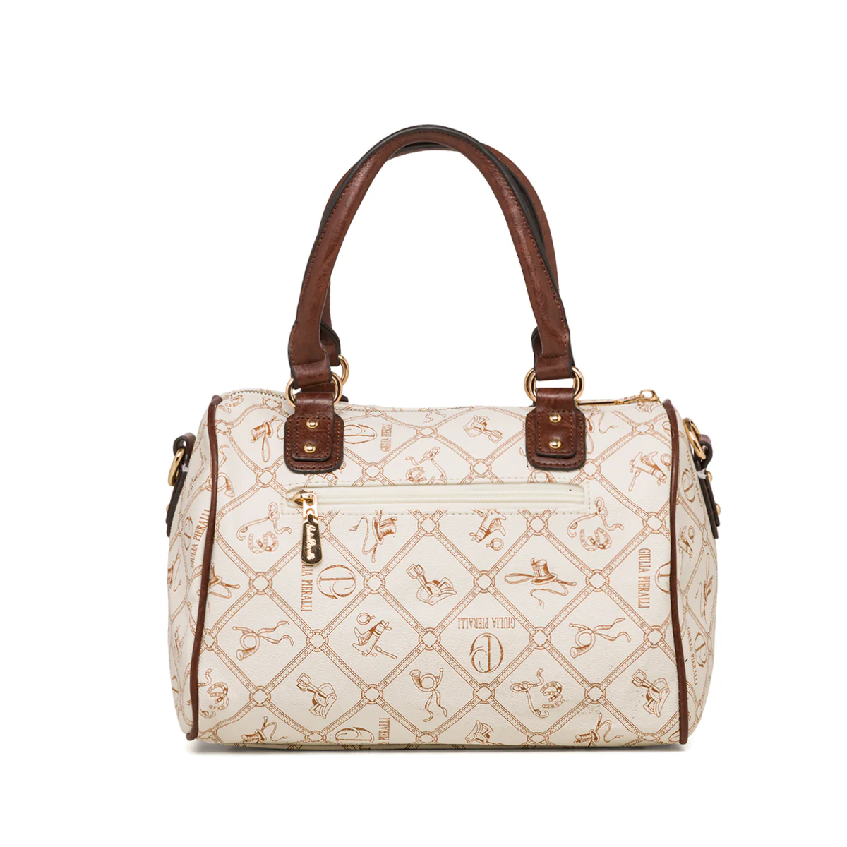 Borsa a mano bianca da donna con monogramma Giulia Pieralli - Image 2