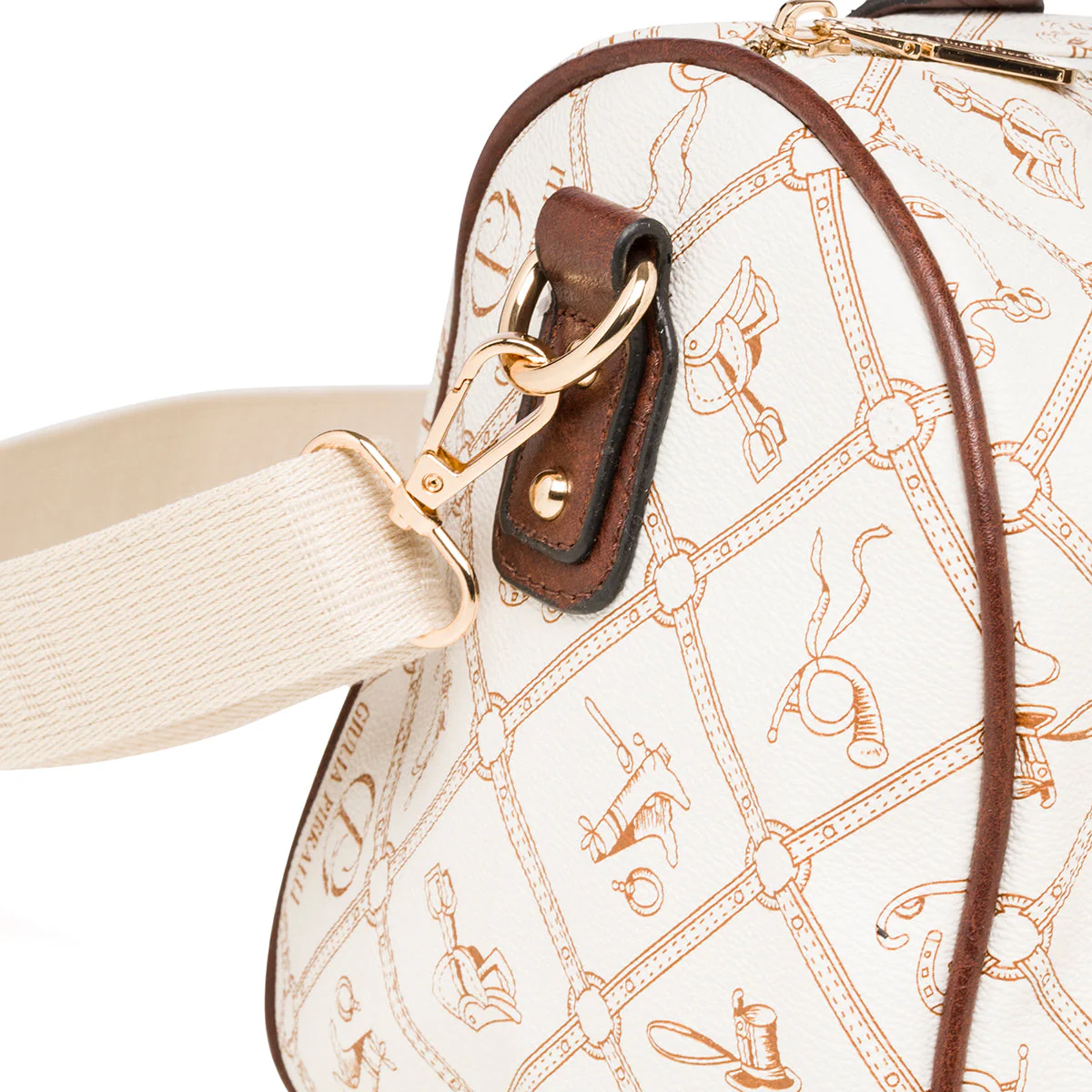 Borsa a mano bianca da donna con monogramma Giulia Pieralli - Image 5