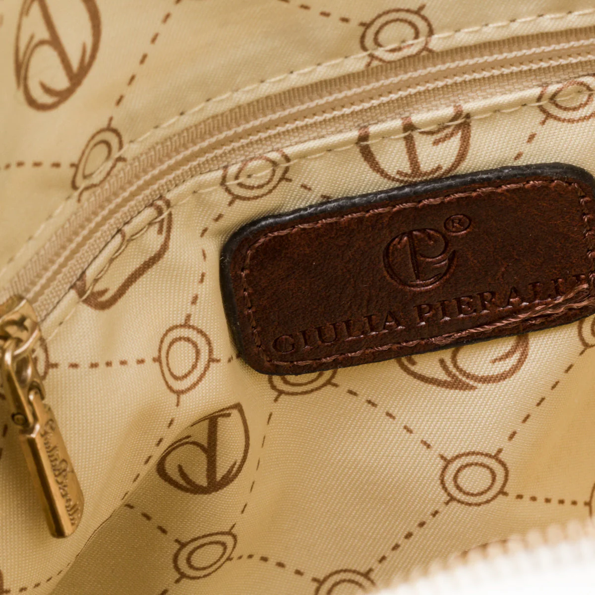 Borsa a mano bianca da donna con monogramma Giulia Pieralli - Image 6