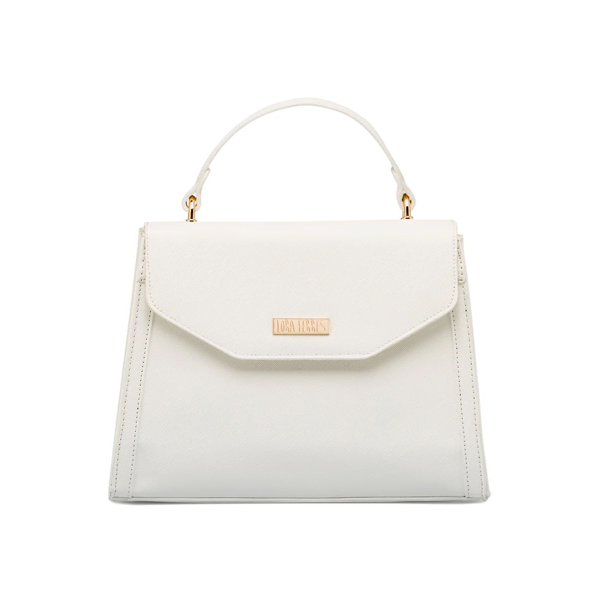 Borsa a mano bianca da Donna con tracolla rimovibile Lora Ferres - Image 2