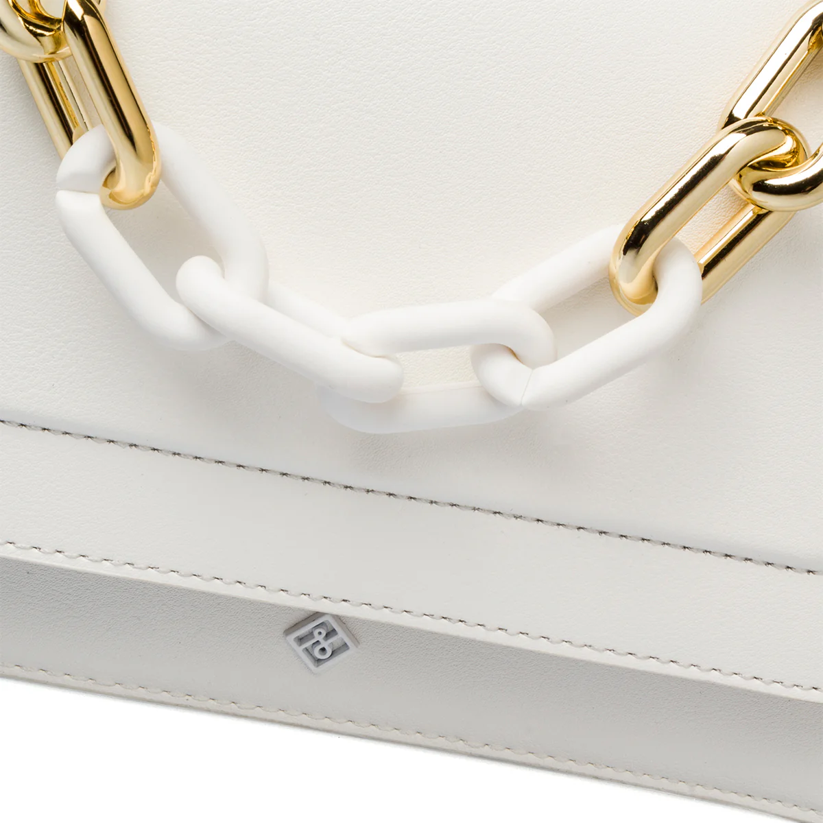 Borsa a mano bianca da donna in "pelle vegana" Call It Spring Chainned - Image 3