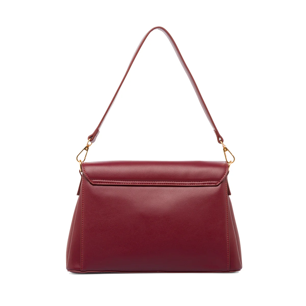 Borsa a mano Bordeaux da Donna con logo Lora Ferres - Image 6