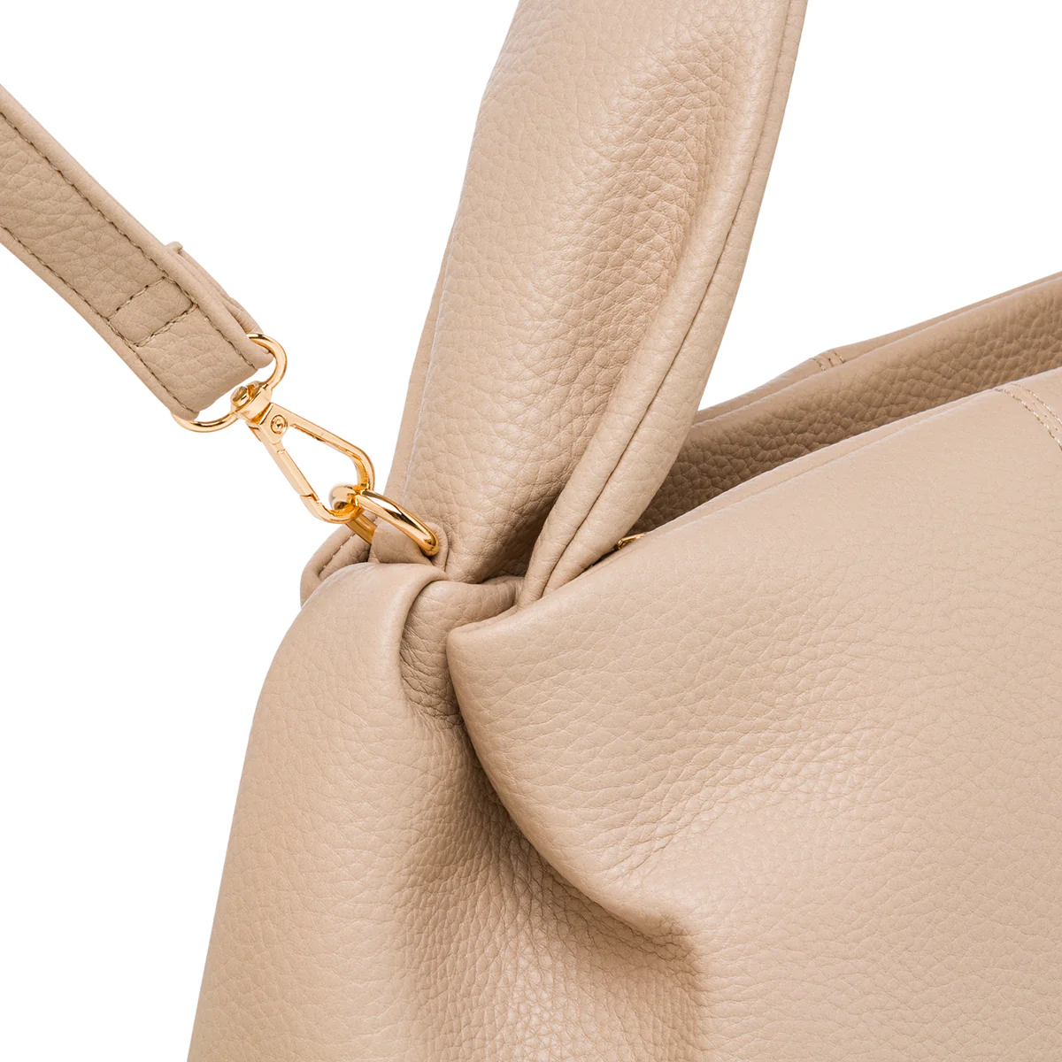 Borsa a Mano da Donna Beige con Manico Imbottito Swish Jeans - Image 4