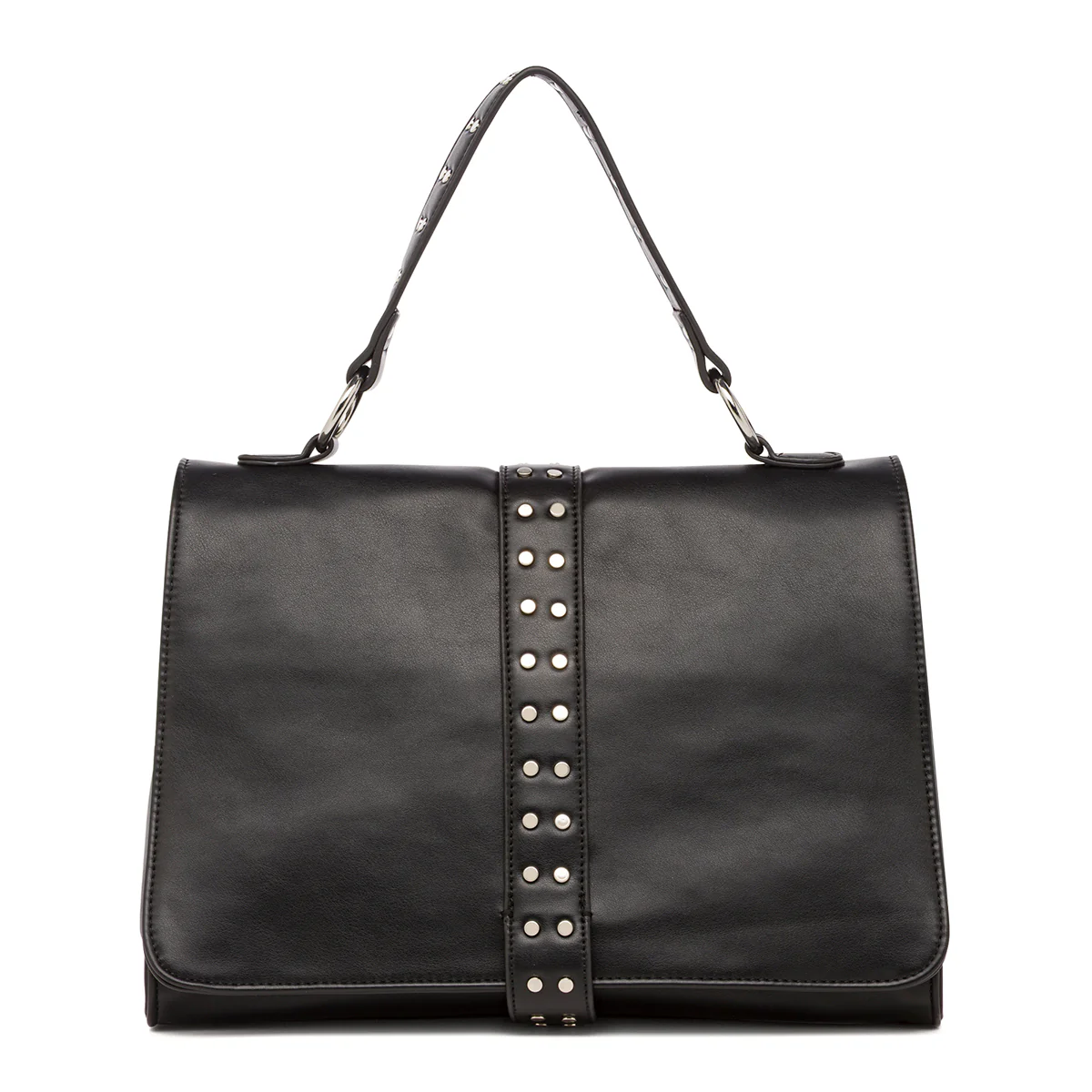 Borsa a Mano da Donna Nera con Borchie Lora Ferres