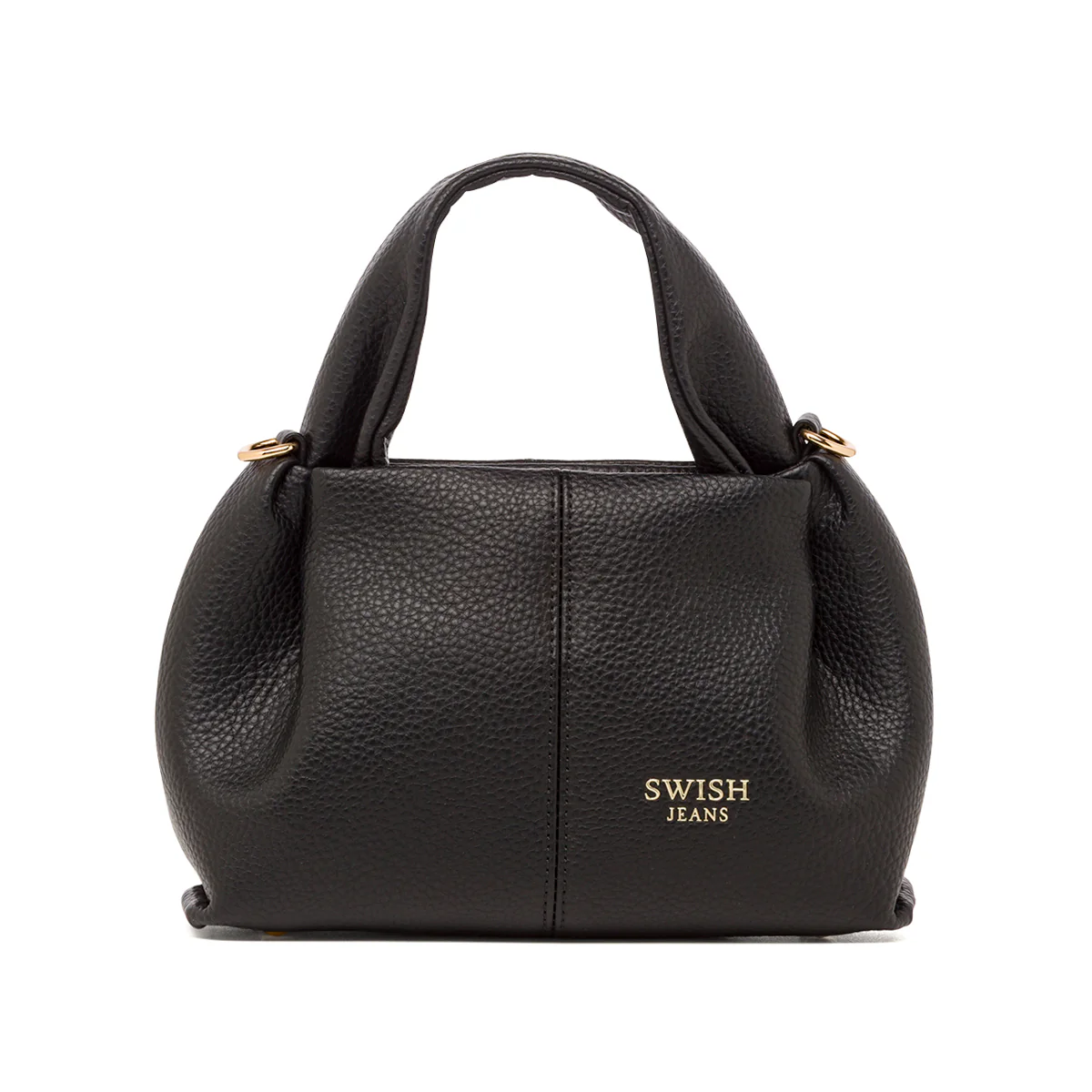 Borsa a Mano da Donna Nera con Tracolla Regolabile Swish Jeans