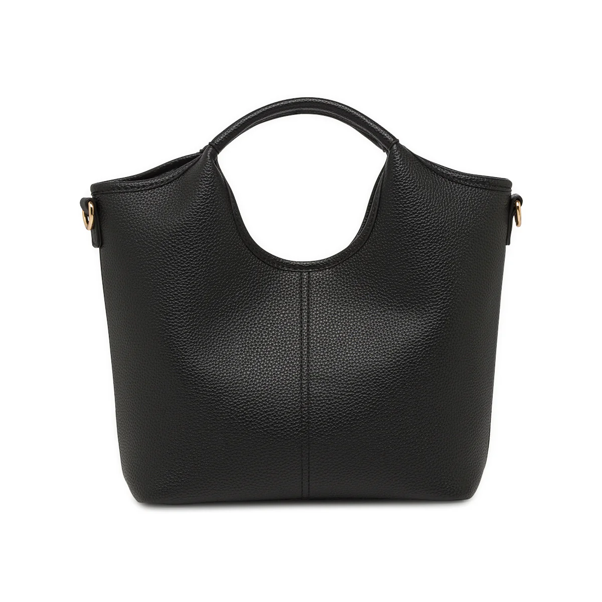 Borsa a mano Lora Ferres da donna nera con tracolla regolabile - Image 2