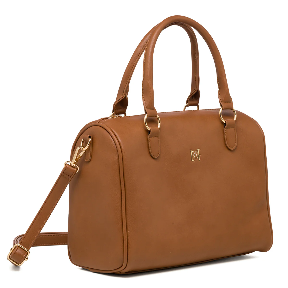 Borsa a mano marrone da donna con tracolla rimovibile Lora Ferres - Image 2