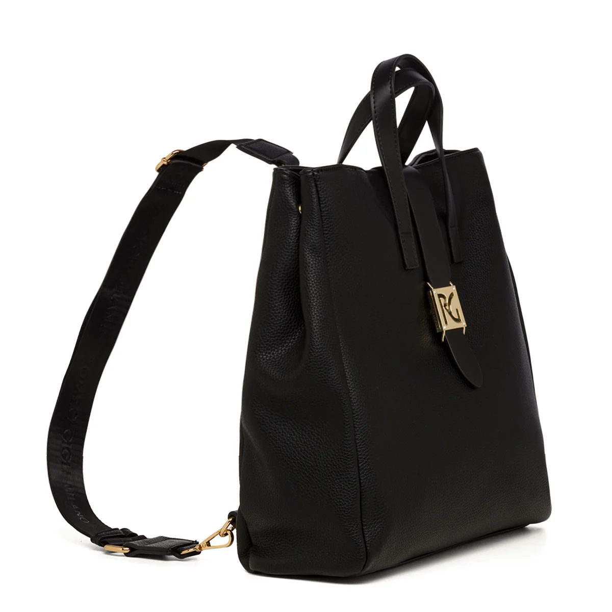 Borsa a mano nera con spallacci rimovibili da donna Romeo Gigli Milano Wanda - Image 2