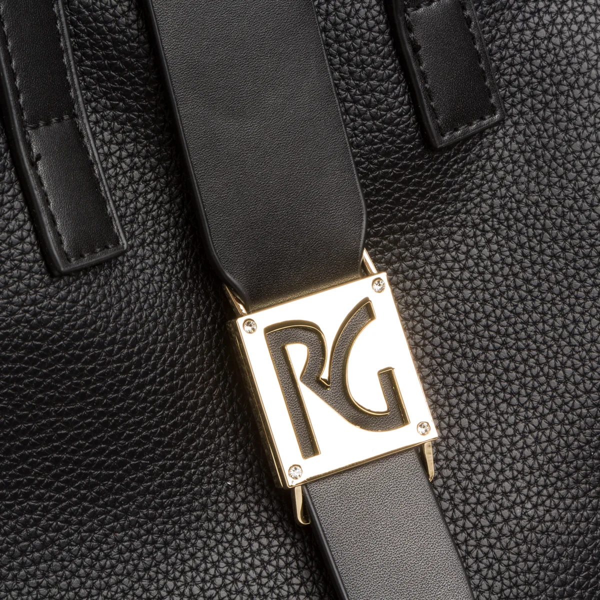 Borsa a mano nera con spallacci rimovibili da donna Romeo Gigli Milano Wanda - Image 3