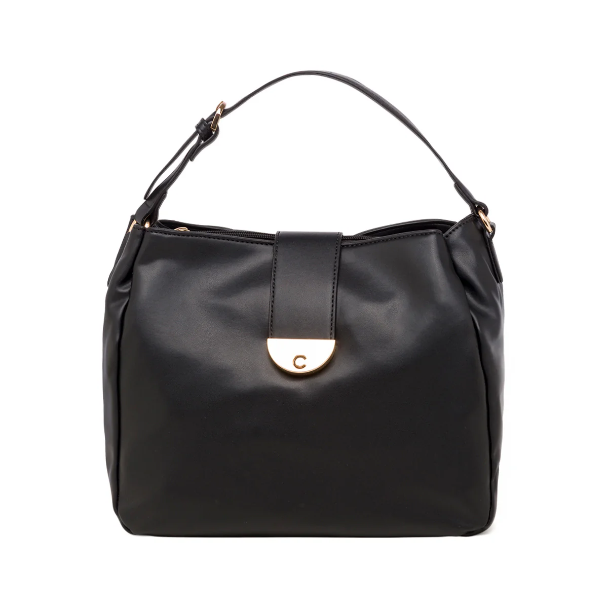 Borsa a mano nera da donna con logo Carrera Jeans