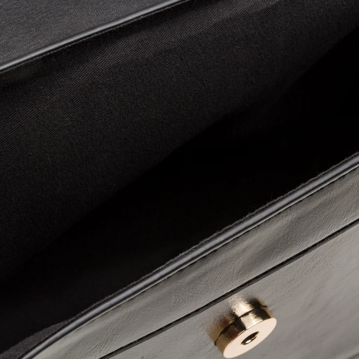 Borsa a mano nera da donna  con logo Lora Ferres - Image 6