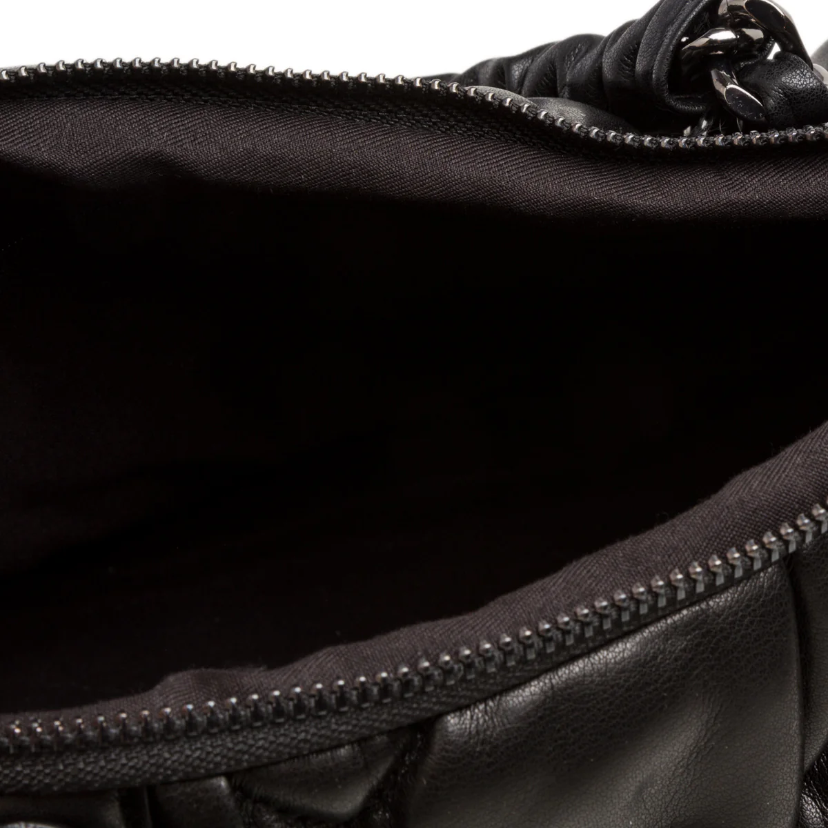 Borsa a mano nera da donna effetto trapuntato Romeo Gigli Milano - Image 4