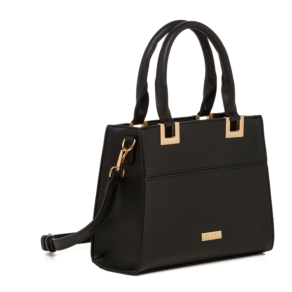 Borsa a mano nera da donna Lora Ferres - Image 2