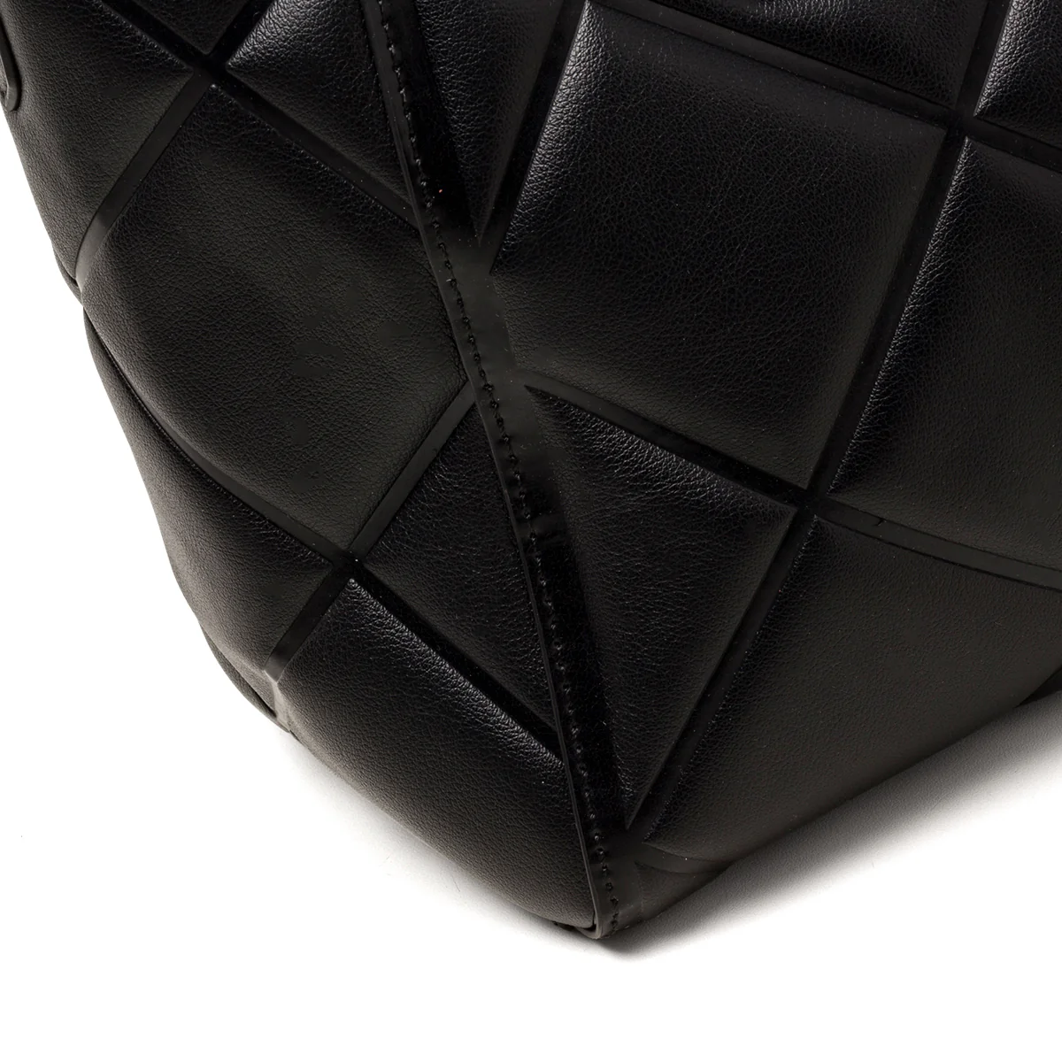 Borsa a mano trapuntata nera da donna Enrico Coveri - Image 4