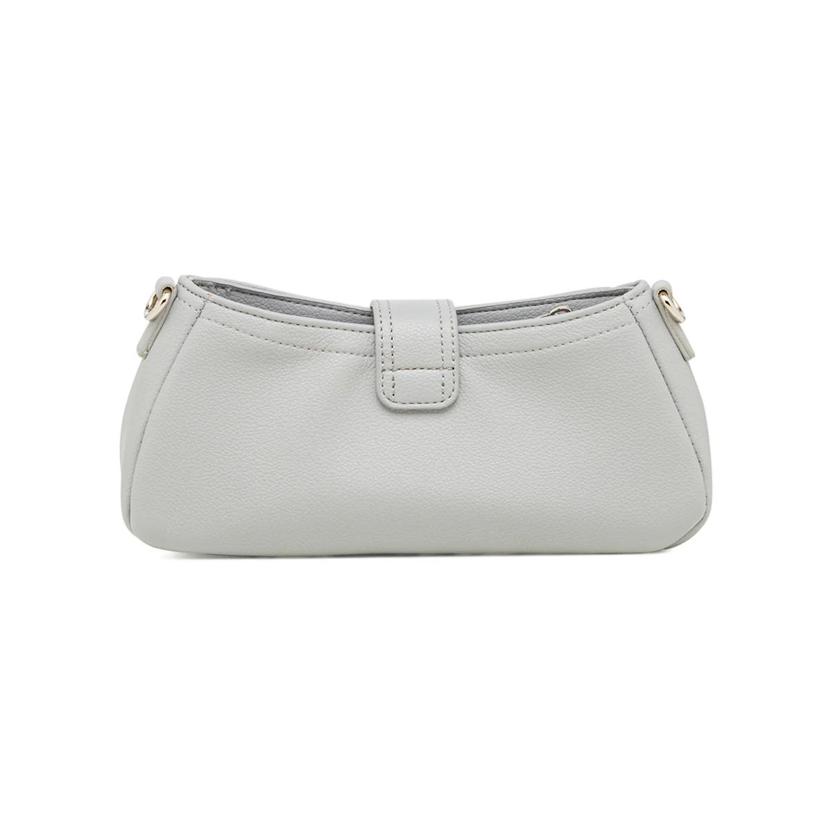 Borsa a Spalla Azzurra da Donna con Borchie e Fibbia frontale Lora Ferres - Image 3