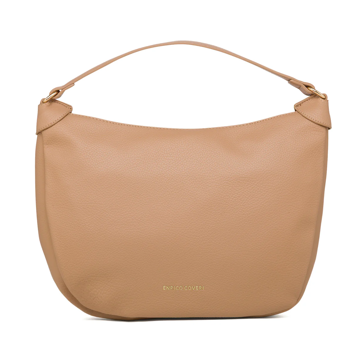 Borsa a spalla beige da Donna con logo Enrico Coveri - Image 2