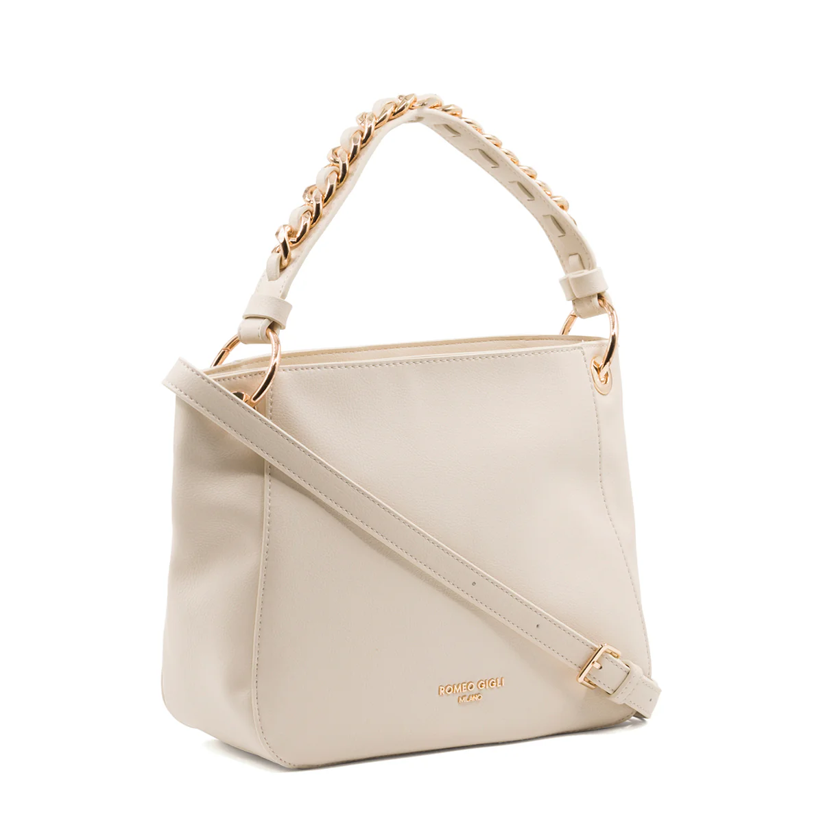 Borsa a spalla beige da donna Romeo Gigli Milano Giulia - Image 5