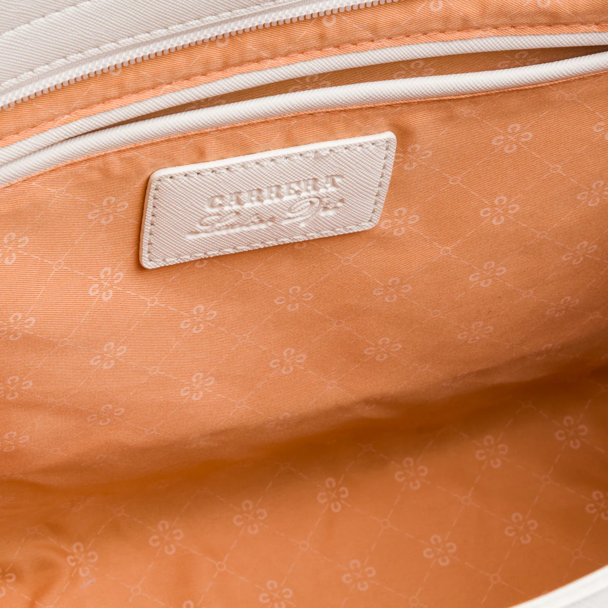 Borsa a spalla bianca da Donna con logo in metallo Carrera Jeans - Image 4