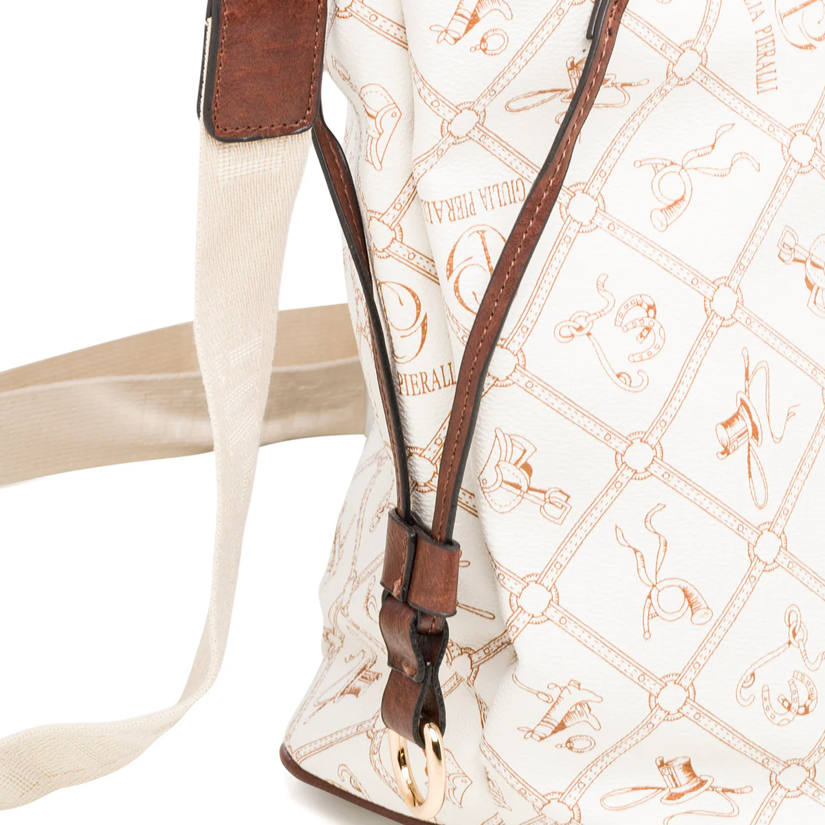 Borsa a spalla bianca da donna Giulia Pieralli - Image 5