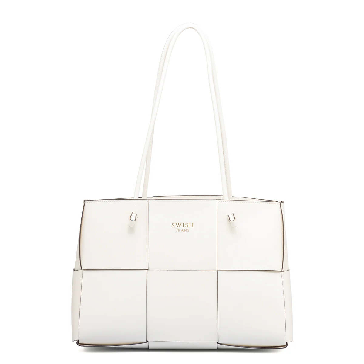 Borsa a spalla bianca da donna Swish Jeans Aria