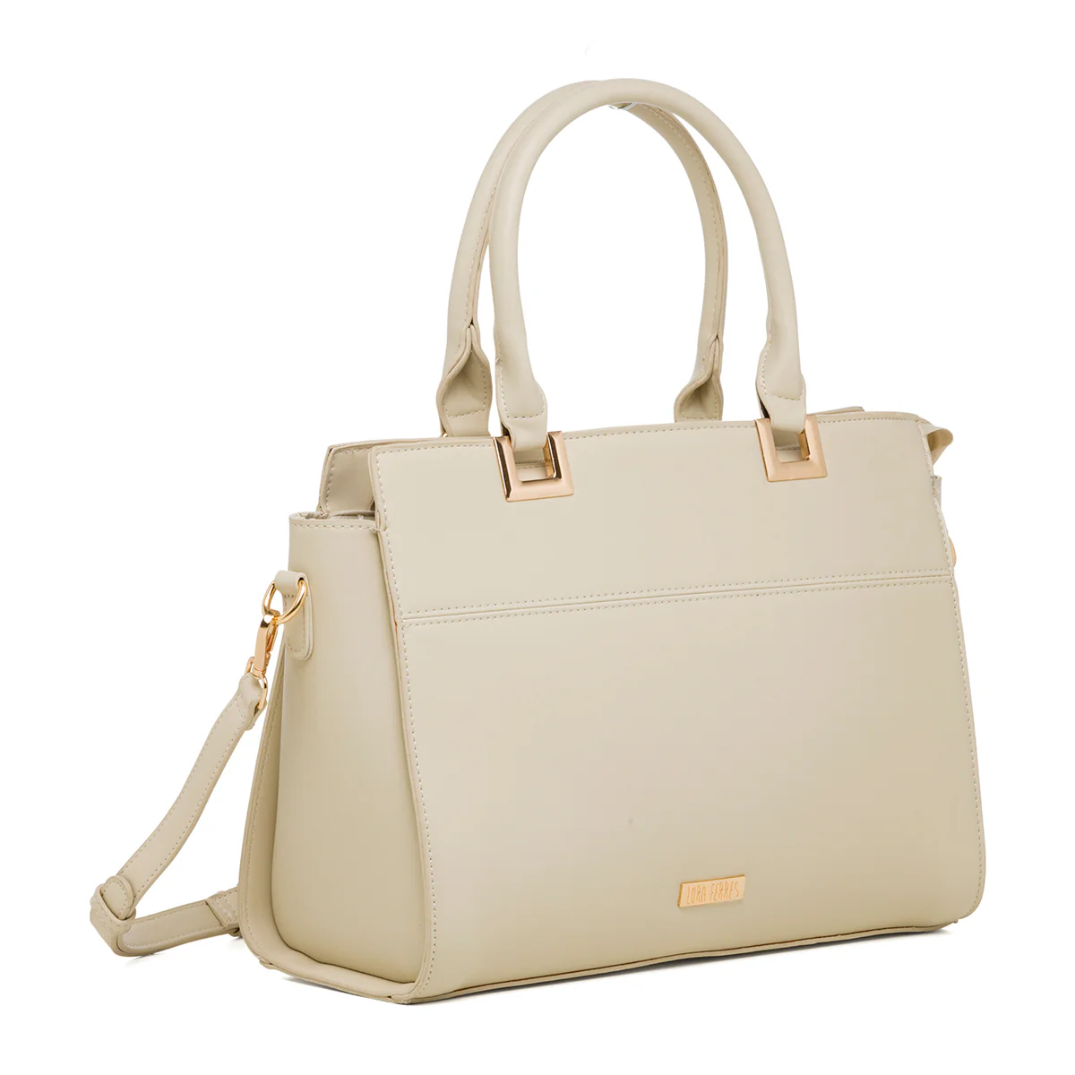 Borsa a spalla bianca off-white da donna Lora Ferres - Image 2