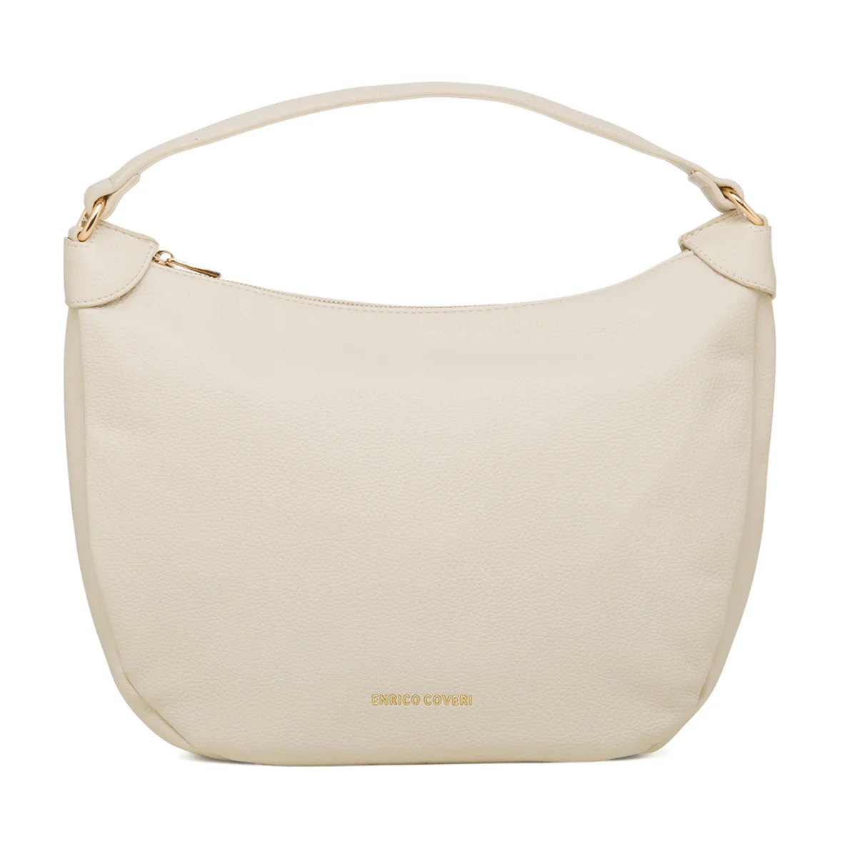 Borsa a spalla bianco off-white da Donna con logo Enrico Coveri