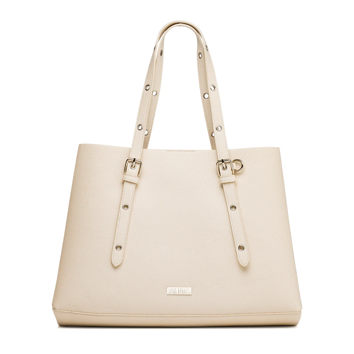 Borsa a spalla bianco off-white da Donna con portafoglio Lora Ferres
