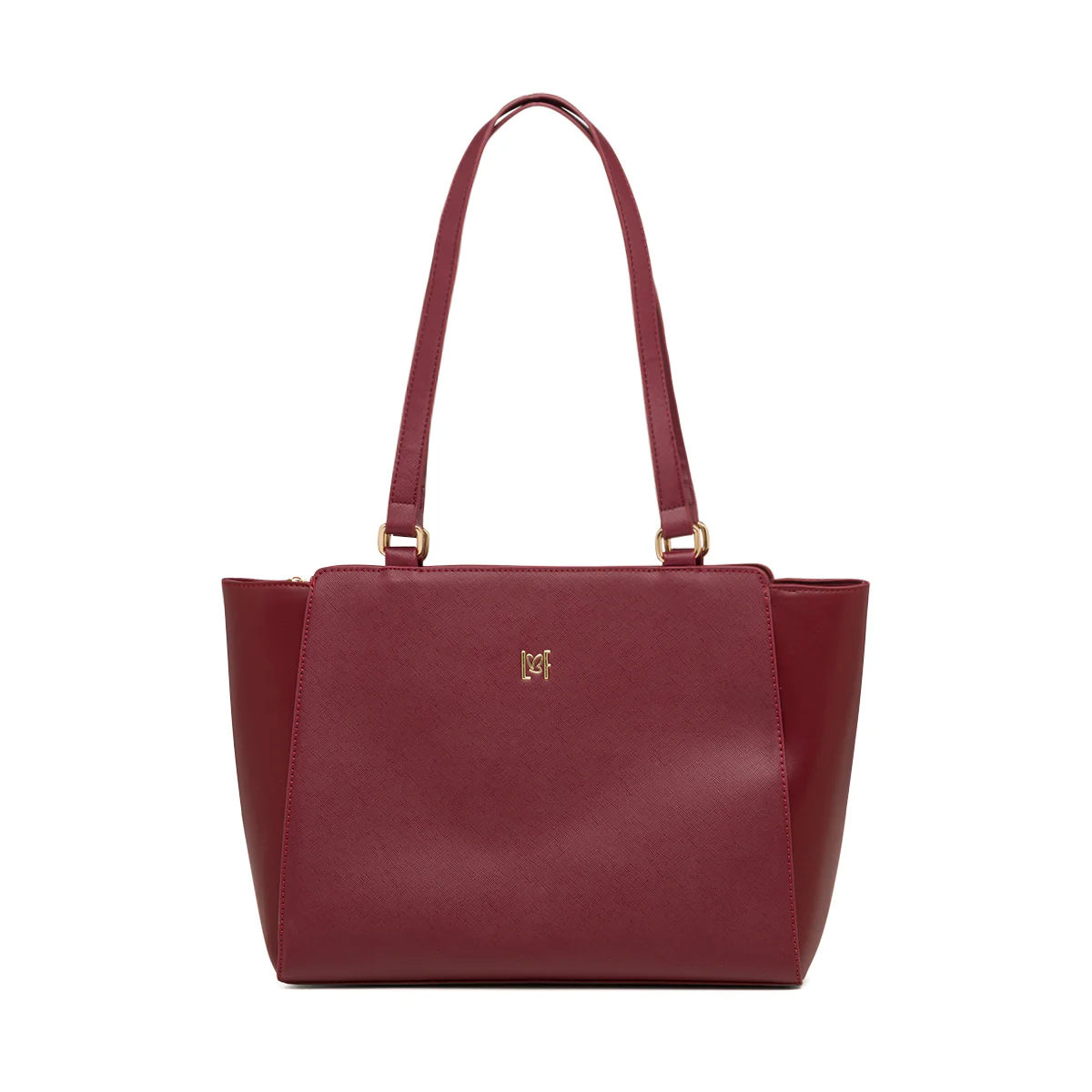 Borsa a spalla da donna bordeaux con portamonete Lora Ferres
