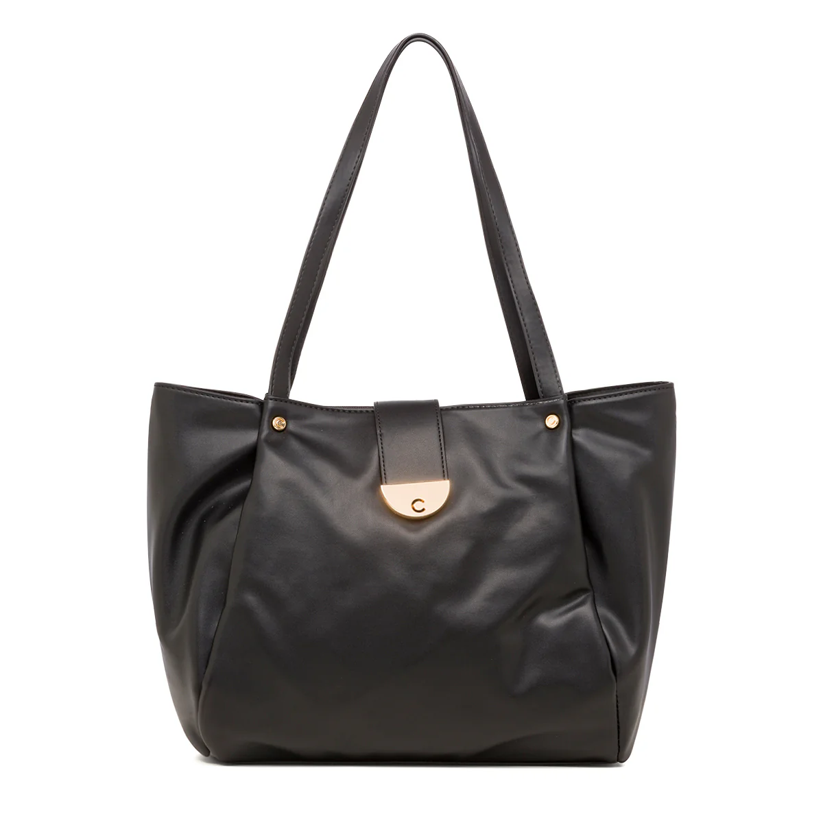 Borsa a spalla da donna nera con dettaglio logo CJ Carrera Jeans