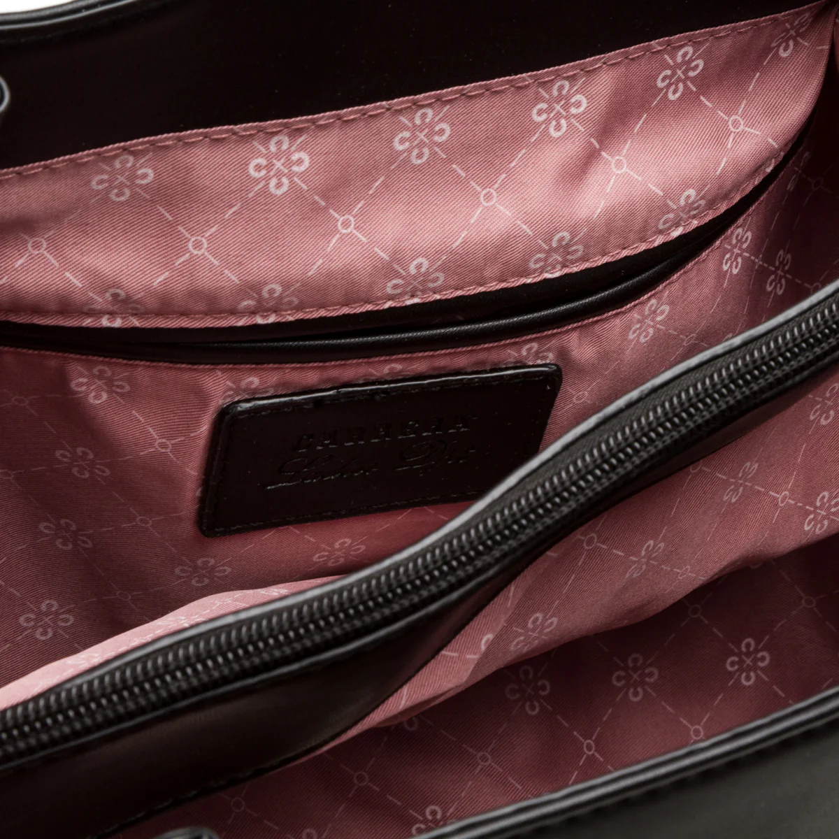 Borsa a spalla da donna nera con dettaglio logo CJ Carrera Jeans - Image 4