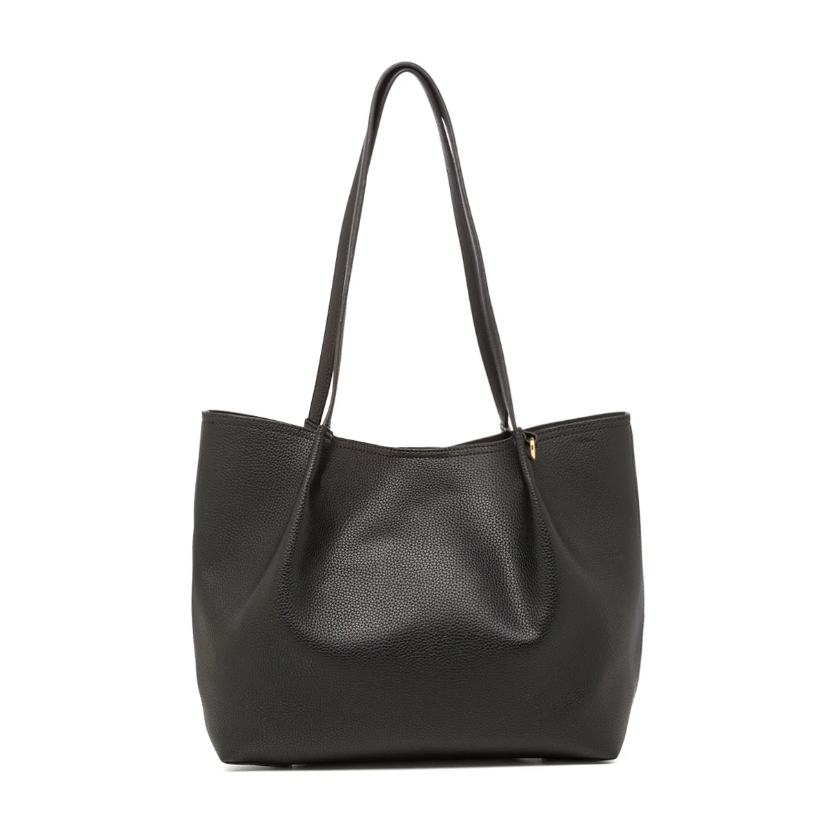 Borsa a Spalla da Donna Nera con Pochette Rimovibile Lora Ferres - Image 4