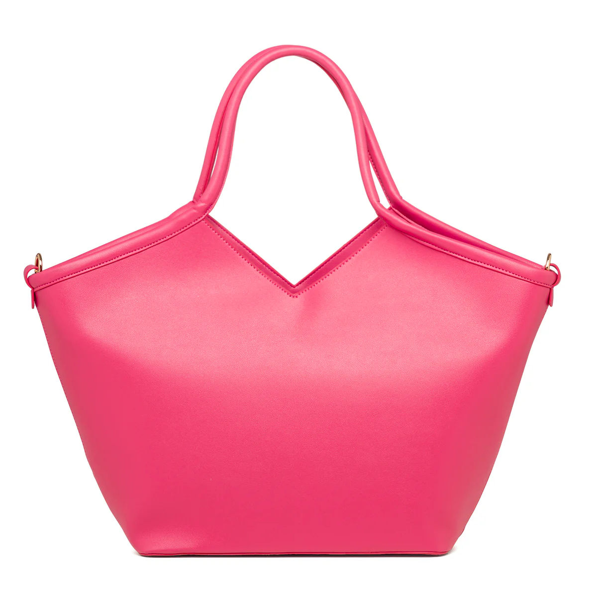 Borsa a spalla fucsia da donna con intrecci Romeo Gigli Milano Debra - Image 2