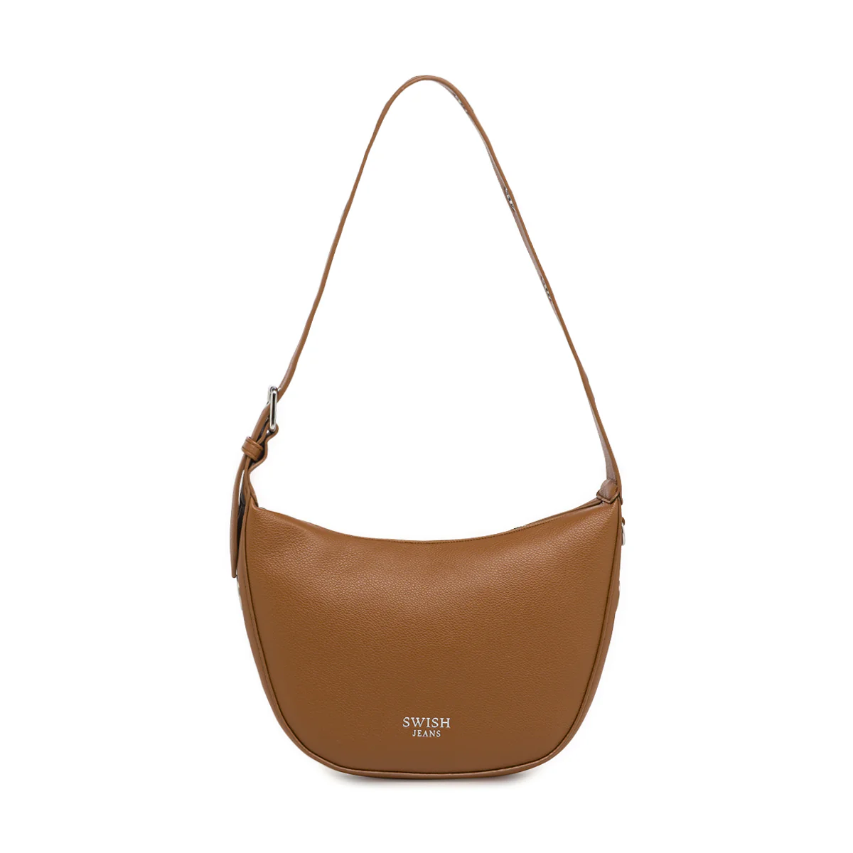 Borsa a Spalla Marrone con manico a Ochielli Swish Jeans