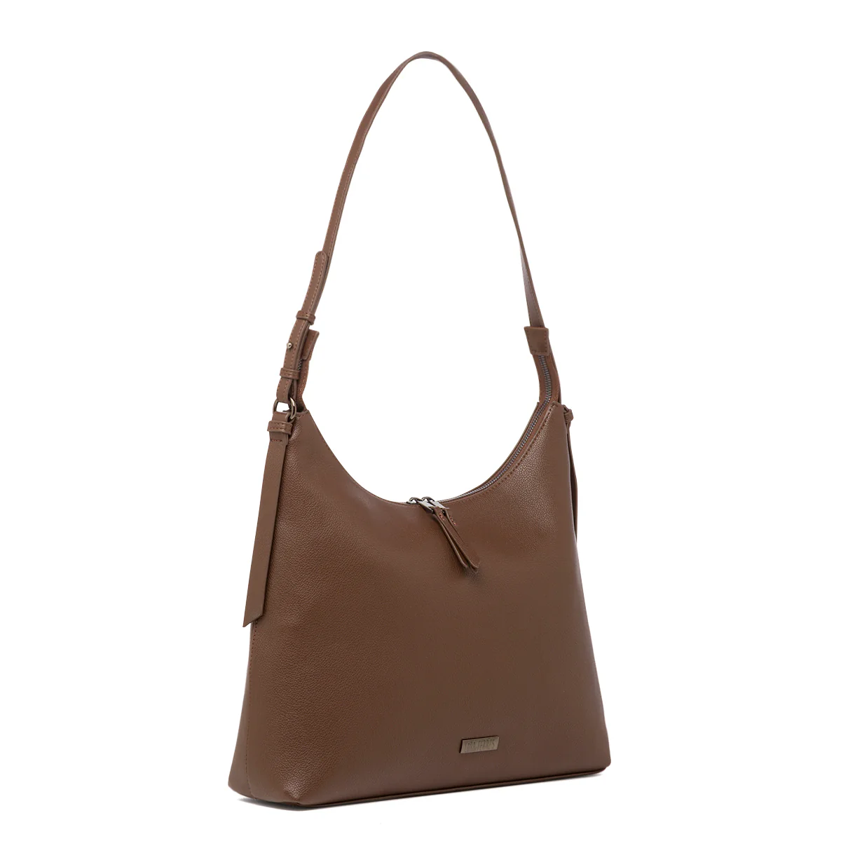 Borsa a spalla marrone da Donna con chiusura zip Lora Ferres - Image 2