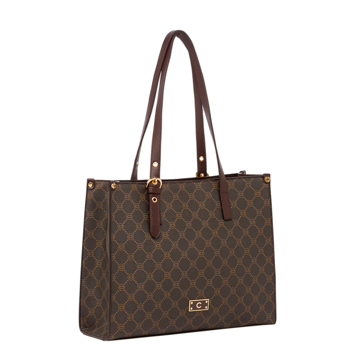 Borsa a spalla marrone da Donna con logo frontale Carrera Jeans - Image 2