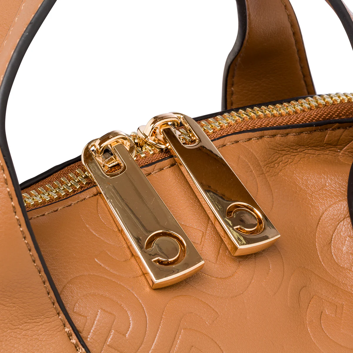 Borsa a spalla marrone da donna con monogramma Carrera Ilary - Image 5