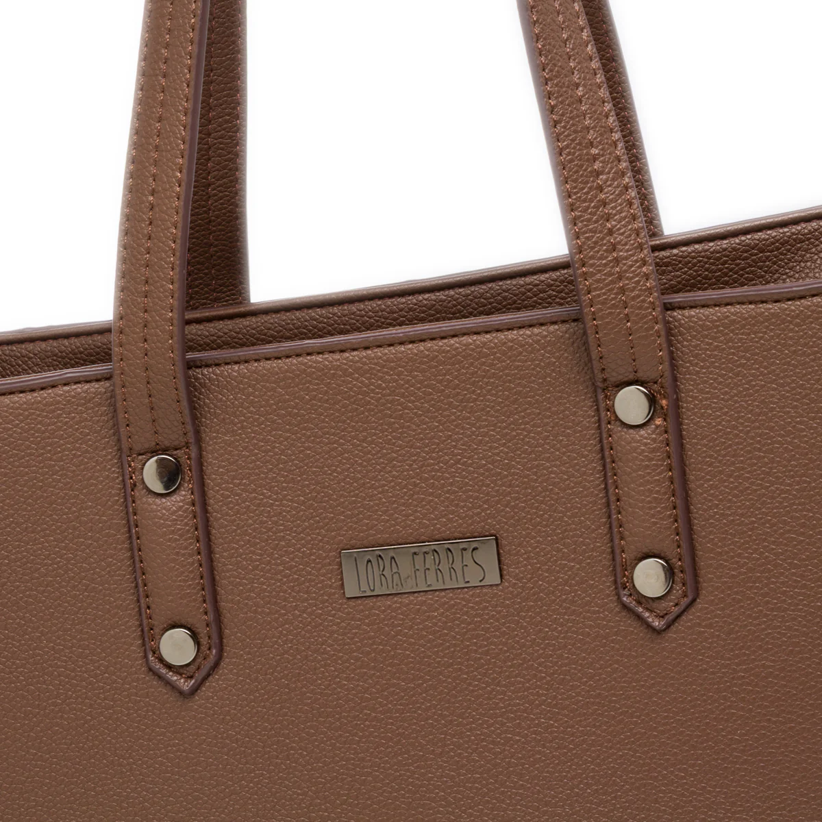 Borsa a spalla marrone da Donna con tracolla rimovibile Lora Ferres - Image 4
