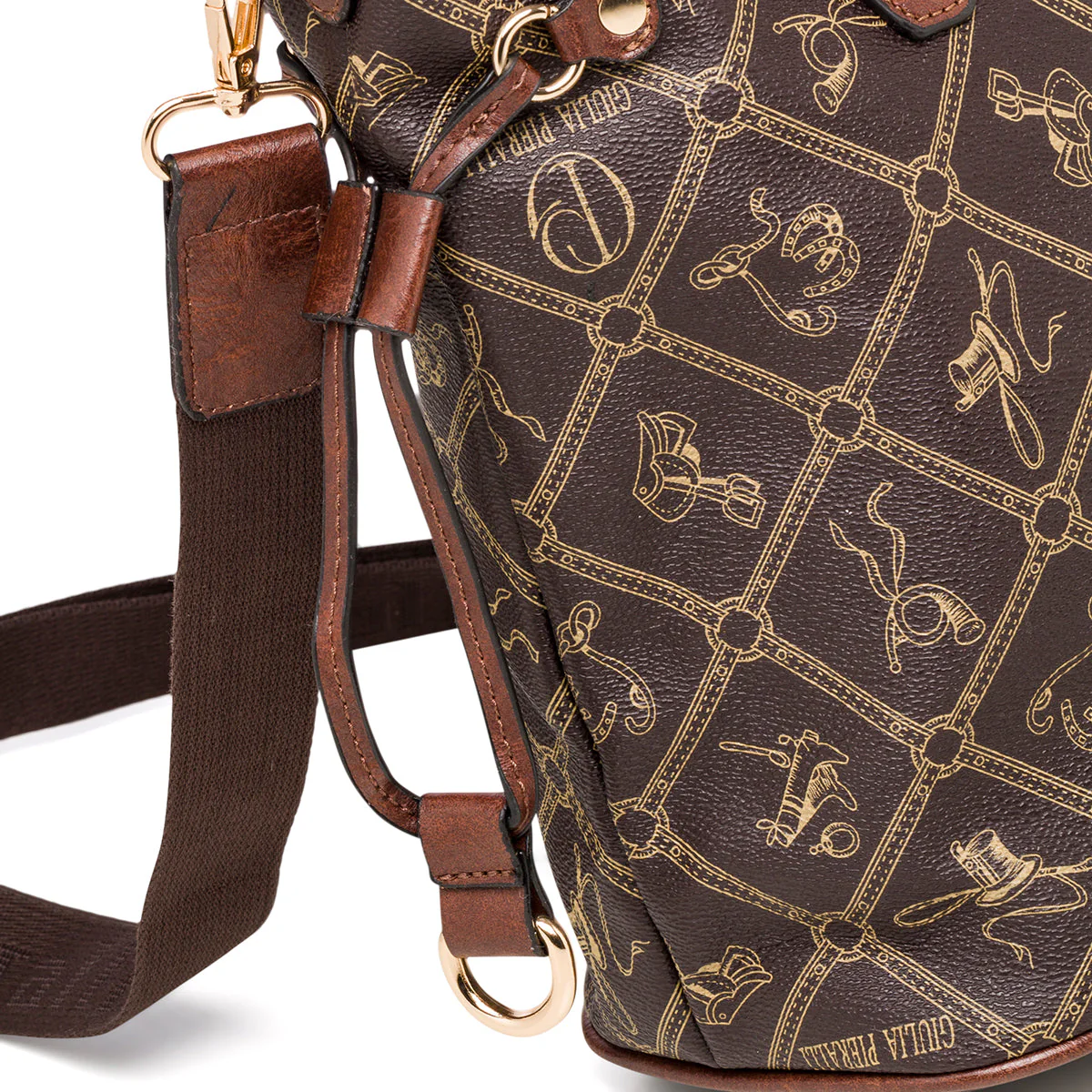 Borsa a spalla marrone da donna Giulia Pieralli - Image 5