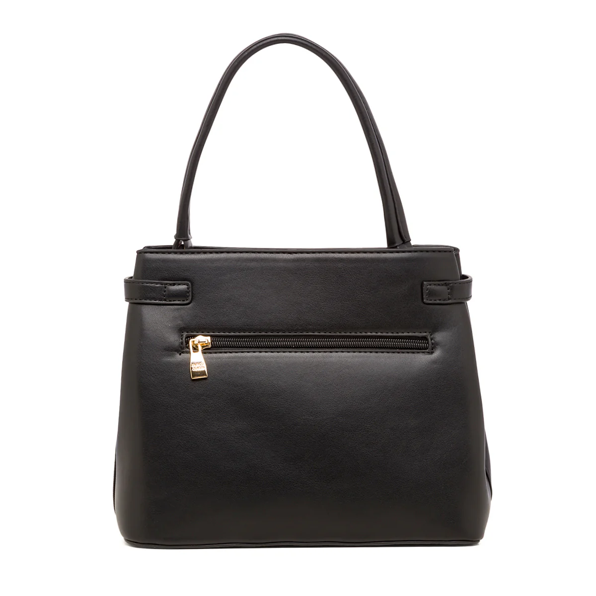 Borsa a spalla nera da donna con logo Enrico Coveri - Image 2