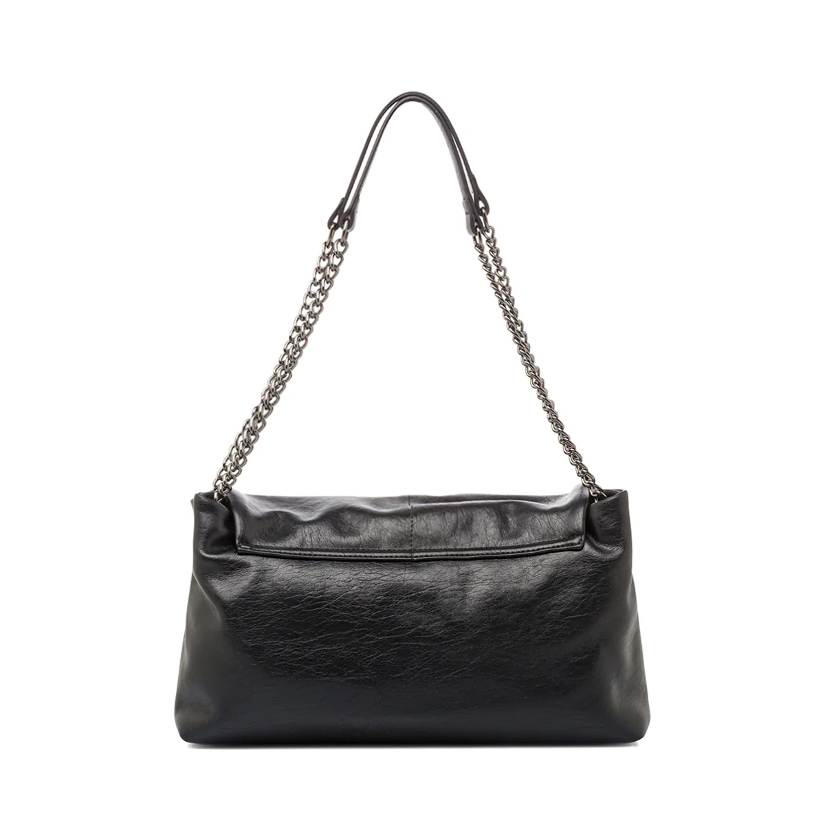 Borsa a Spalla Nera da Donna con manici a Catena Lora Ferres - Image 3